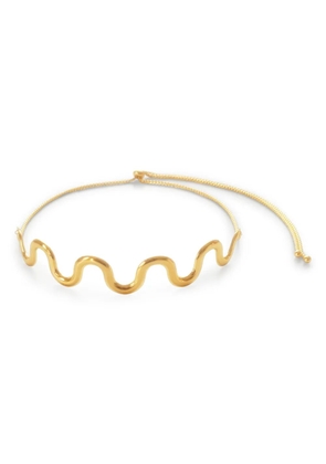 HZMER JEWELLERY polished choker - Gold