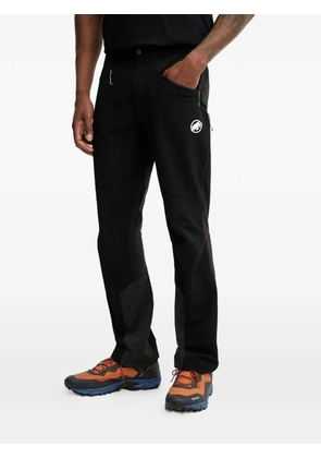 Mammut Aenergy SO logo-detail hybrid trousers - Black