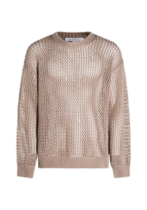 Maison Kitsuné open-knit jumper - Neutrals