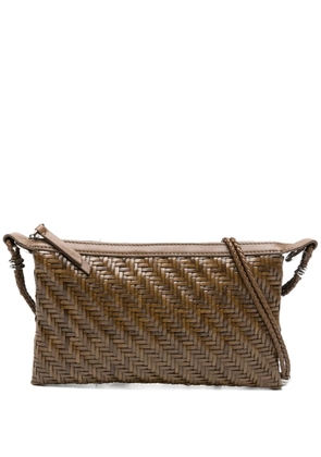 Benedetta Bruzziches woven cross body bag - Green