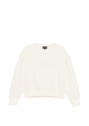 Emporio Armani logo-detail sweatshirt - Neutrals