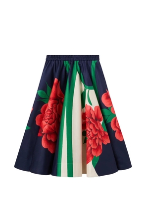 La DoubleJ floral skirt - Blue