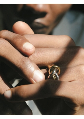 NORMA JEWELLERY XL Hydra knot-detail ring - Silver
