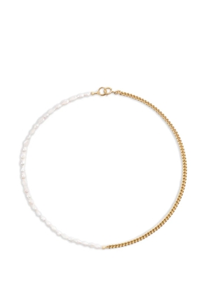 NORMA JEWELLERY Pheonix pearl chain necklace - Gold