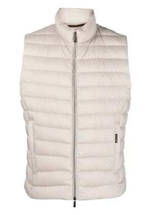 Moorer quilted-finish padded jacket - Neutrals