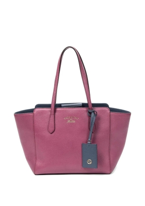 Gucci Pre-Owned Swing leather tote bag - Pink