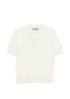 Canali textured polo shirt - Neutrals