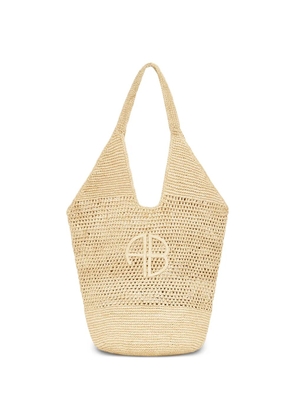 ANINE BING Leah logo-detail tote bag - Neutrals