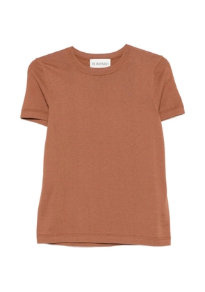 BOMPARD straight round-neck T-shirt - Brown