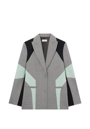 Off-White colour-block blazer - Grey