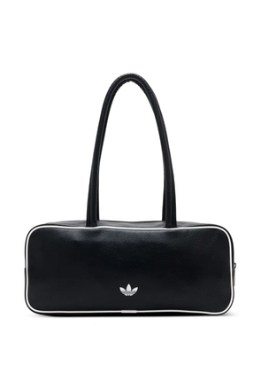 adidas Adicolor Elongated Airliner logo trim shoulder bag - Black