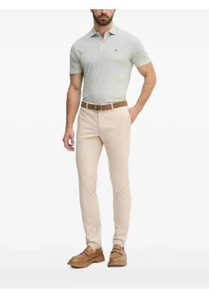 Hackett geometric-pattern polo shirt - Grey