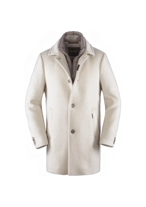 Moorer JEROD-Y button coat - Neutrals