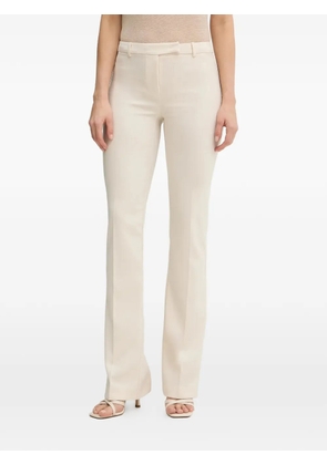 Patrizia Pepe emblem flared trousers - Neutrals