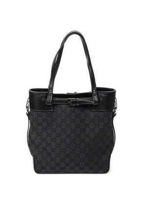 Gucci Pre-Owned Tall Belt tote bag - Black