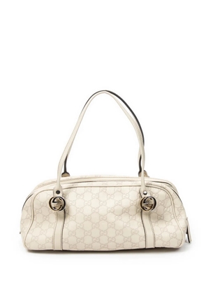 Gucci Pre-Owned Guccissima Twin shoulder bag - White
