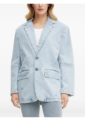 LIU JO three-button denim blazer - Blue