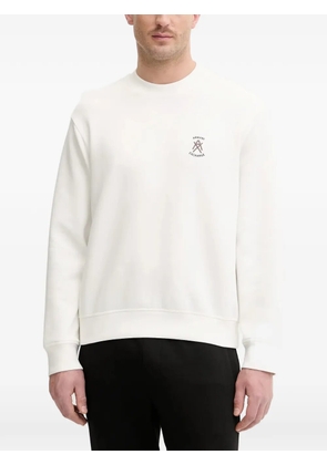 Armani Exchange embroidered sweatshirt - White