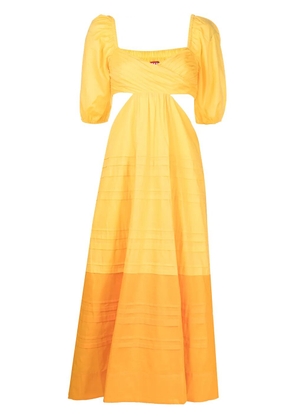 STAUD Carina midi dress - Yellow