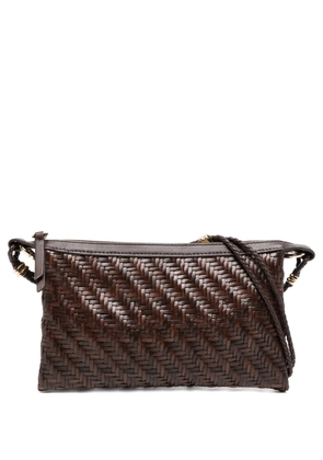 Benedetta Bruzziches woven cross body bag - Brown