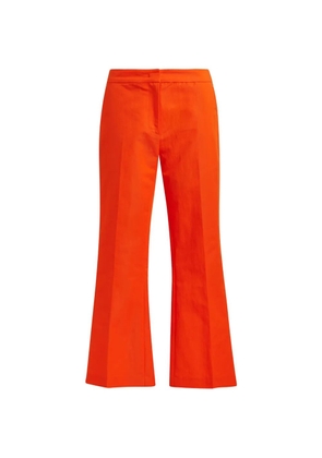 Essentiel Antwerp hook-fastening flared trousers - Orange