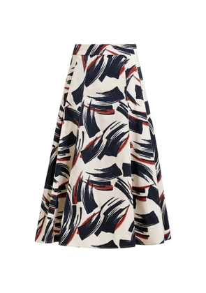 Essentiel Antwerp printed midi skirt - Neutrals