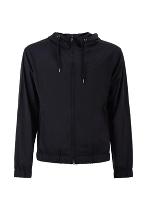 Herno zip-fastening hooded jacket - Blue