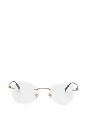 Montblanc round-frame glasses - Brown