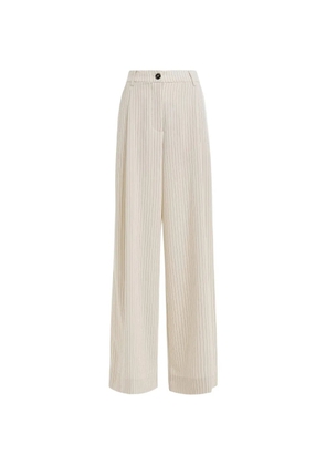 Essentiel Antwerp Josha pinstripe trousers - White