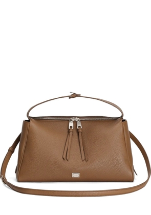Dolce & Gabbana Vittoria calfskin crossbody bag - Brown