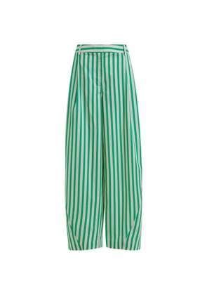 Essentiel Antwerp Jorner striped trousers - Green