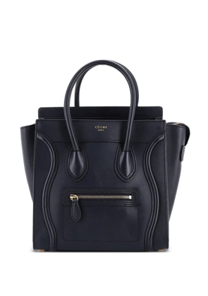 Celine Pre-Owned Luggage Bag Smooth Leather Micro tote bag - Blue