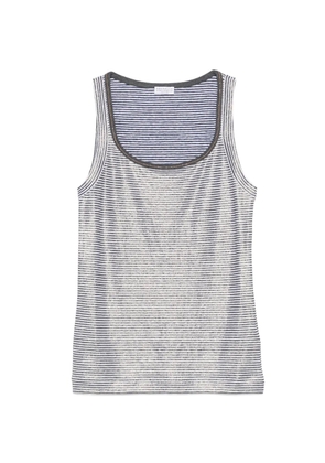 Brunello Cucinelli striped top - Blue