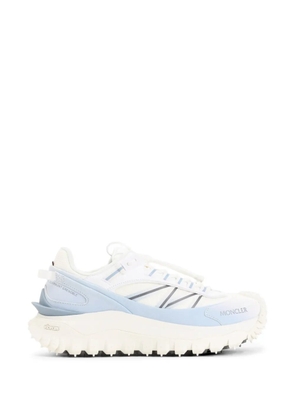 Moncler leather lug sole sneakers - White