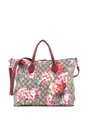 Gucci Pre-Owned Convertible Soft Blooms Print GG Coated Canvas Medium tote bag - Brown