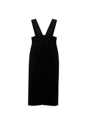 Comme Des Garçons pleated midi dress - Black