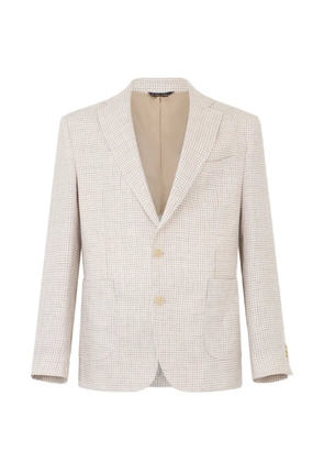 Brooks Brothers pied de poule single-breasted blazer - Neutrals