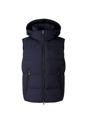 BOGNER detachable hooded puffer gilet - Blue