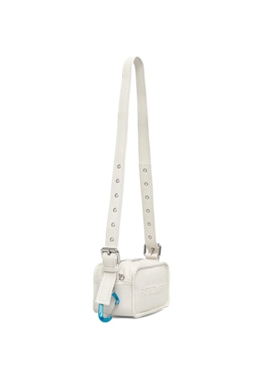Patrizia Pepe (Im)perfection embossed crossbody bag - White