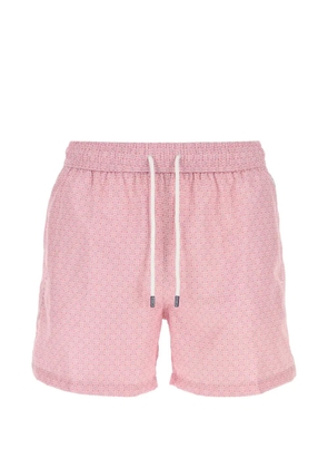 Fedeli printed swimming shorts - Pink