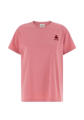 MARANT ÉTOILE Aby logo-detail T-shirt - Pink