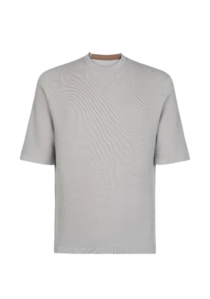 Sease textured short-sleeve T-shirt - Grey