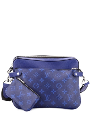 Louis Vuitton Pre-Owned Trio Messenger Bag Monogram Taigarama crossbody bag - Blue
