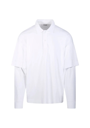 DARKPARK layered polo shirt - White