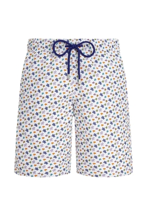 Vilebrequin ronde des tortues print swim shorts - White