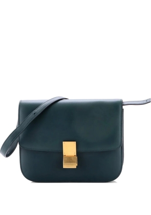 Celine Pre-Owned Classic Box Bag Smooth Leather Medium crossbody bag - Green
