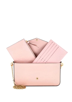 Louis Vuitton Pre-Owned Felicie Pochette Monogram Vernis crossbody bag - Pink