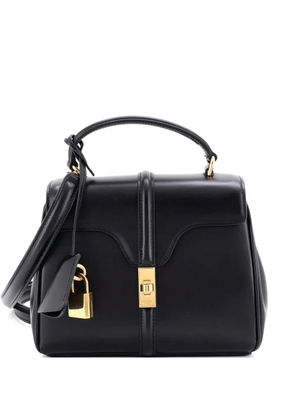 Celine Pre-Owned 16 Top Handle Bag Smooth Calfskin Mini satchel - Black