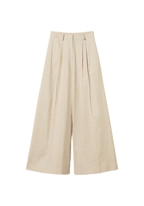 TWINSET pleated palazzo trousers - Neutrals