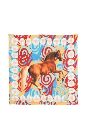 Vivienne Westwood printed scarf - Blue